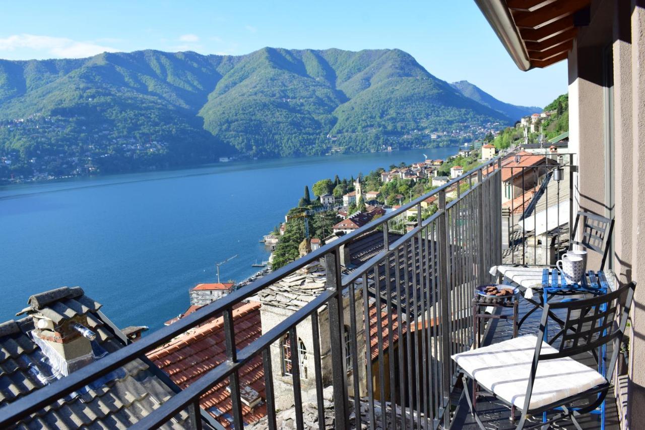 Romantic Home Stone With Amazing View Lake Of Como And Oleandra Laglio Dış mekan fotoğraf