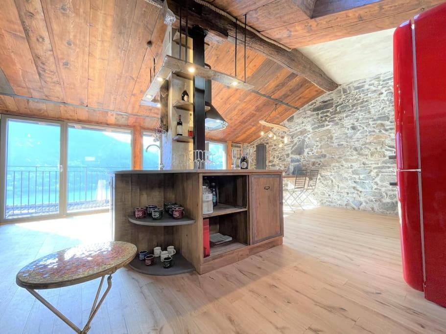 Romantic Home Stone With Amazing View Lake Of Como And Oleandra Laglio Dış mekan fotoğraf